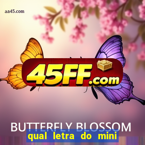 qual letra do mini dolar hoje